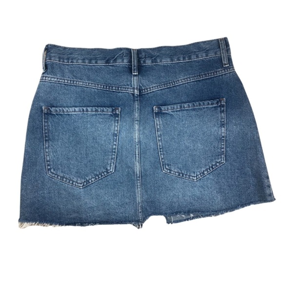 Forever 21 Women’s Classic Denim High Waist Mini Medium Wash Retro Jean Skirt - Picture 9 of 11